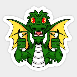 Go Dragons! Sticker